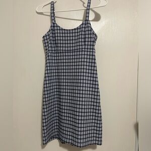 Hollister plaid blue dress